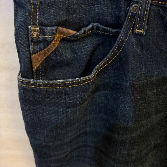Ariat Jeans M4 Low Rise Boot Cut Men's Blue Jeans - Picture 5 of 10
